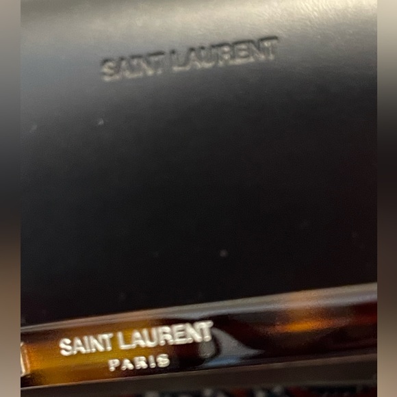 SAINT LAURENT tortoise shell sunglasses.  EUC comes with case. - Picture 5 of 6